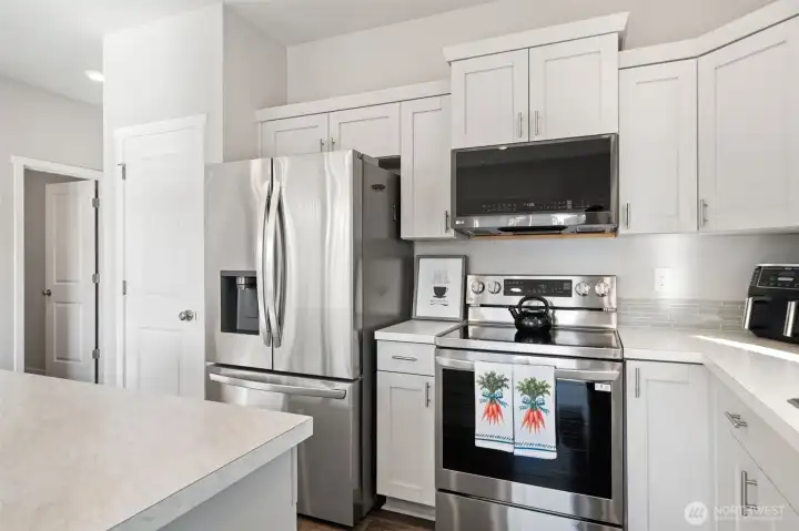 $10k Premium LG Appliance Upgrade = newest multi-function stove, microwave with wifi & intelligence.