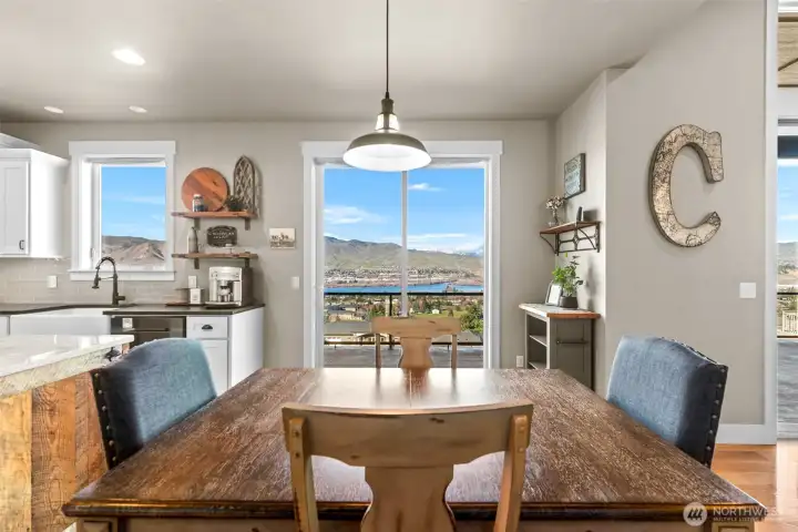 Views from the kitchen/Dining