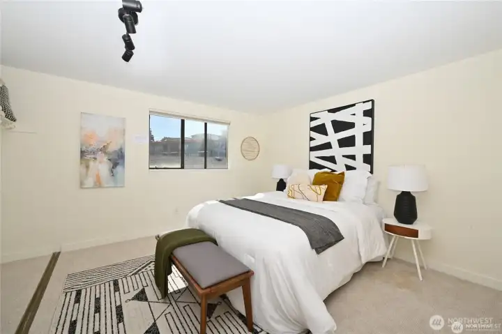 Both bedrooms are very generously proportioned.