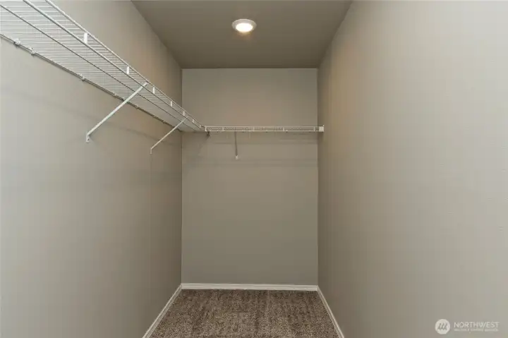 Primary walking closet