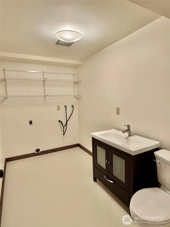 Laundry room/half bath