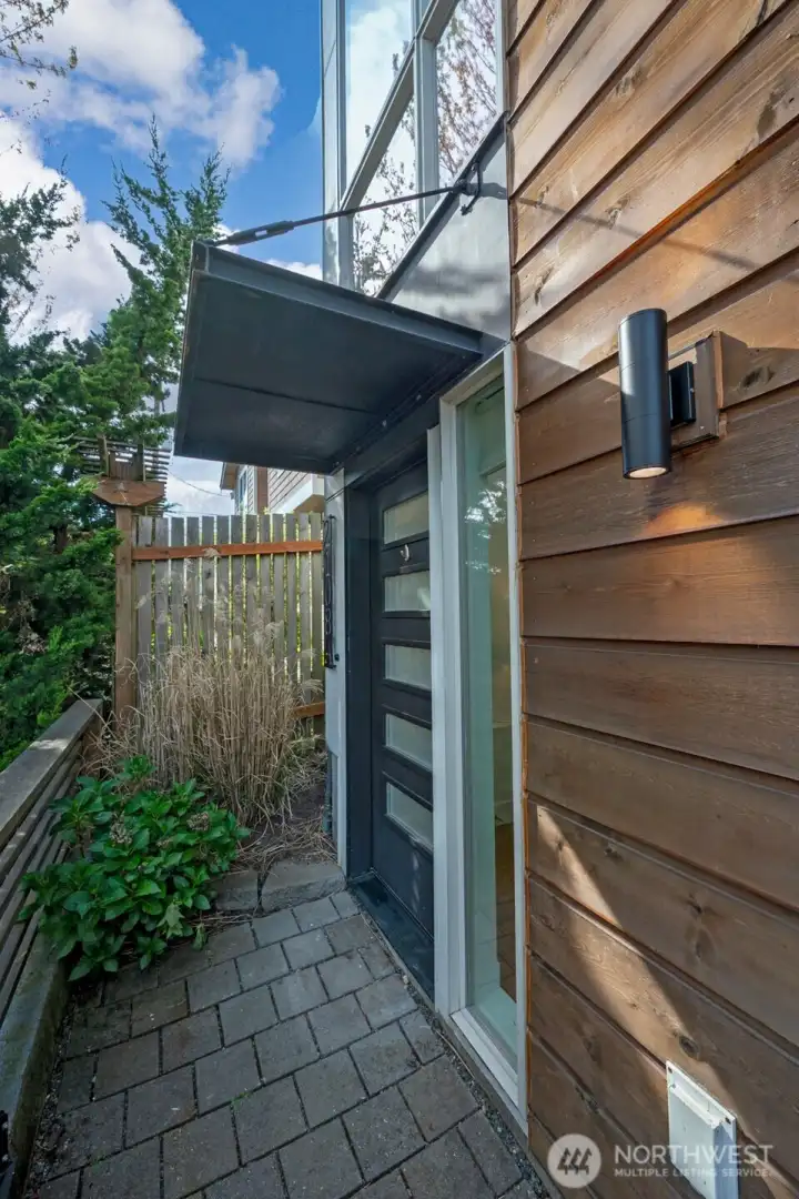Secluded entry