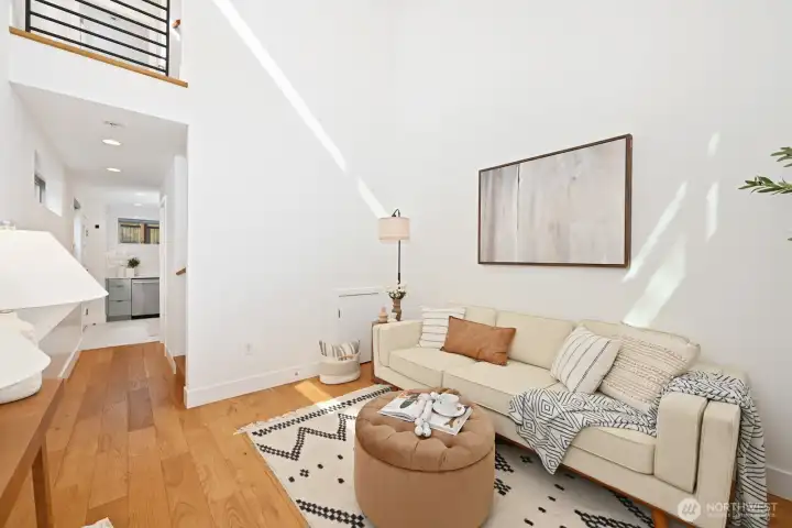 South facing living room