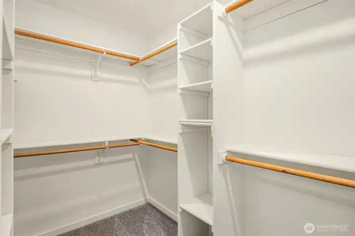 Primary walk-in closet
