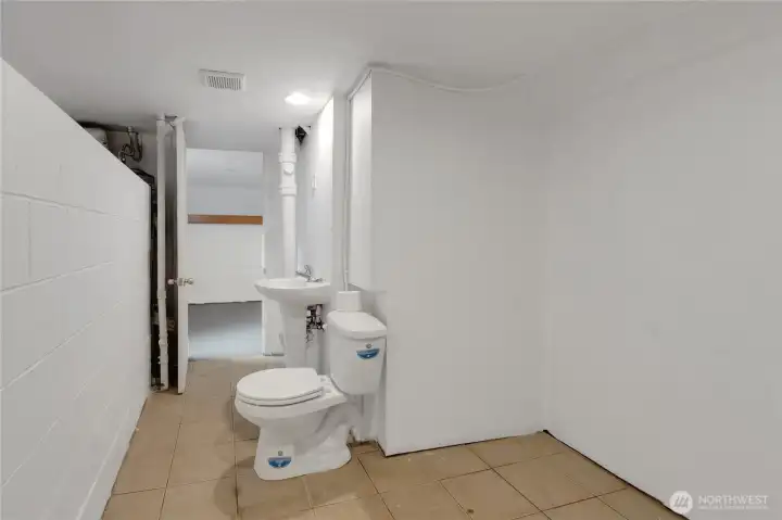 Basement 1/2 bath.