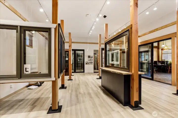 Another showroom view, on main level.