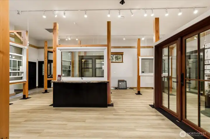 Another terrific space for nearly any type of business.  Frontier Millworks certainly fits the spaces beautifully!
