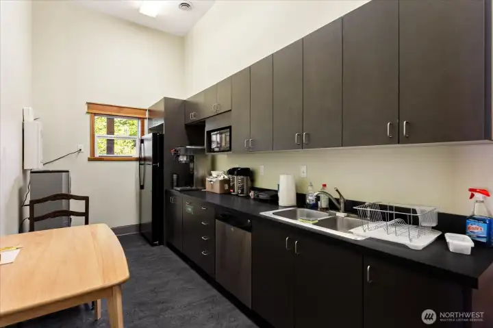 Employee kitchen/break area.