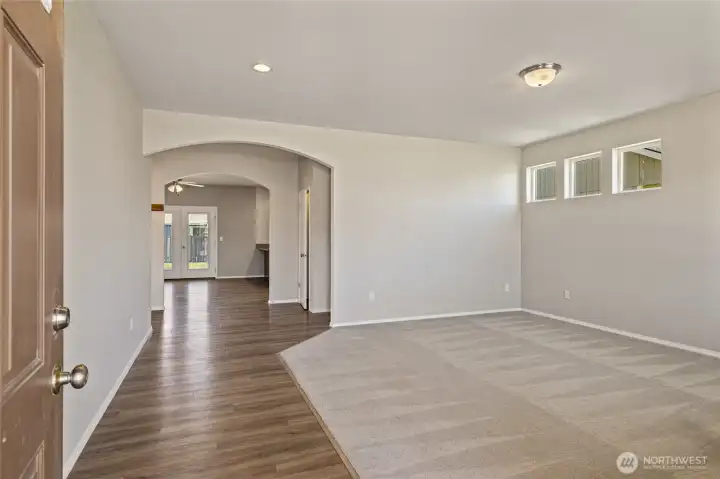 Large living/flex space