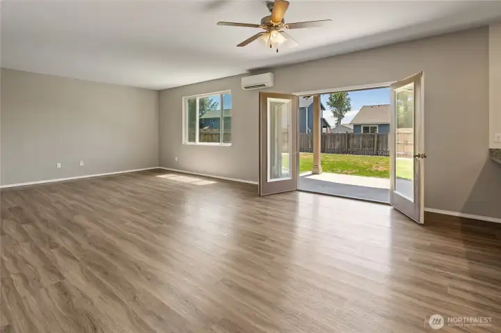 Great room with easy patio and back yard access.