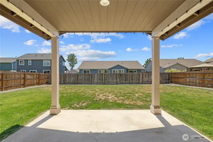 Covered patio