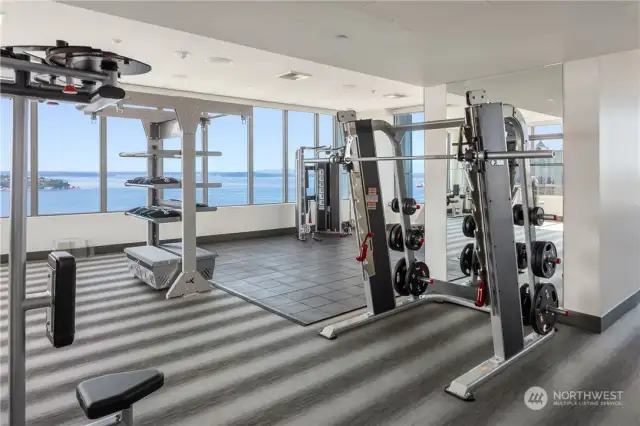 Entire 41st floor is dedicated to our fitness center.