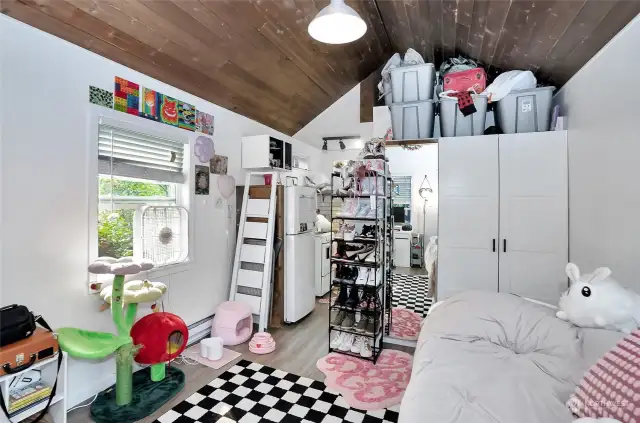 Unit 4 - 264 sq feet is utilized for maximum efficiency for storage and enjoyment with loft style storage space.