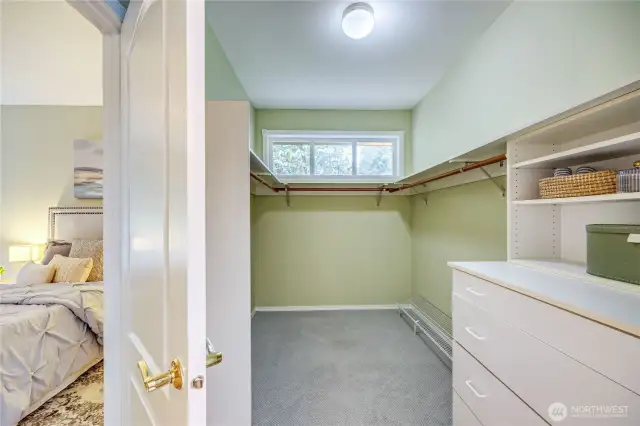 Closet in the primary.