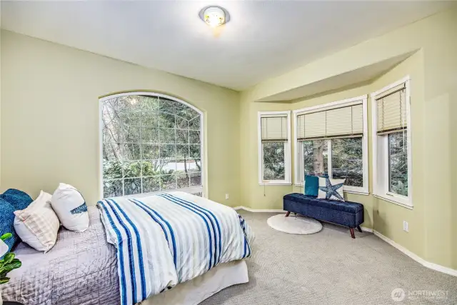 Bedroom with a sweet window.
