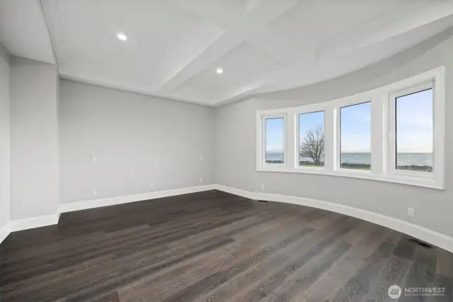 Primary with sweeping water views.