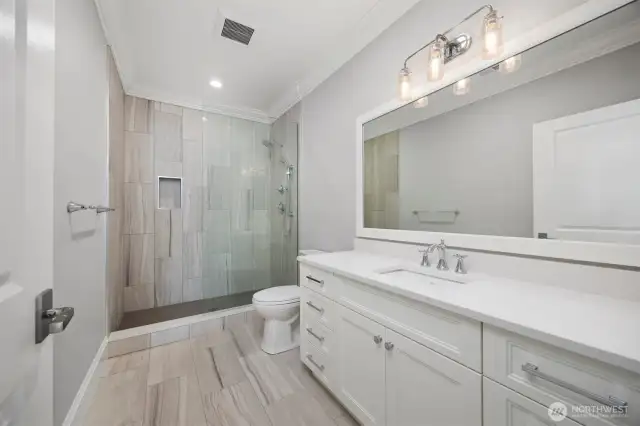 3/4 guest bath