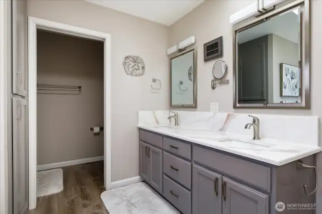 Primary bathroom.