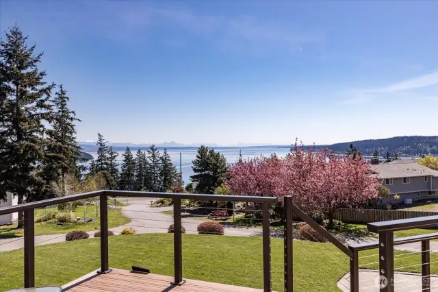 Soak in the scenery from the spacious deck.