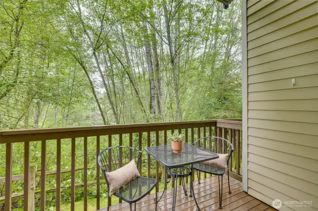 Lovely West Facing Deck