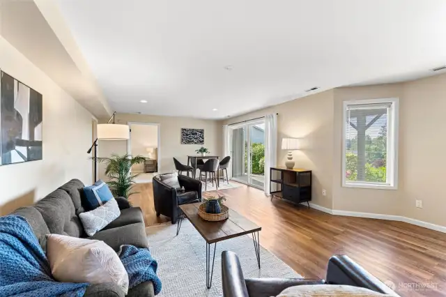 Lower Level Apartment Living Space