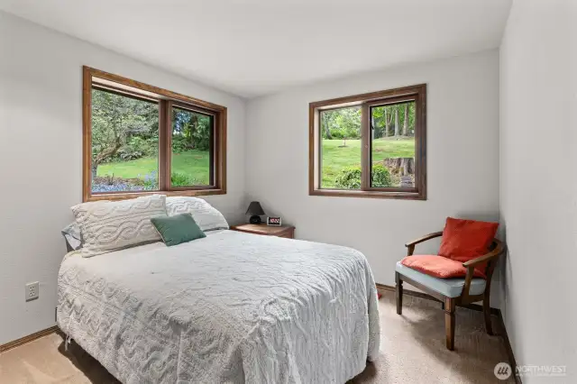 Additional bedroom with scenic views of the property