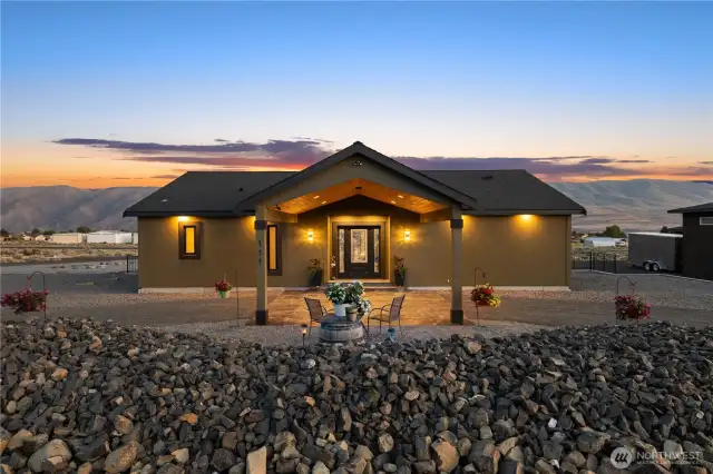 Front of home.