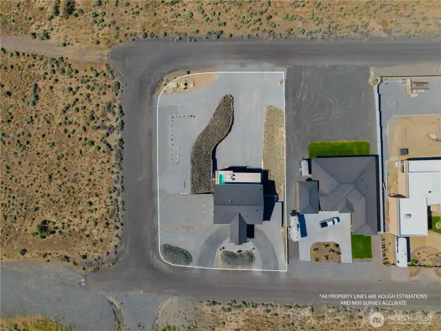 Aerial view of property.