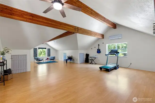 Imagine all the opportunities in here!! Current owners have used it as a home theater, pool, and gym all in once space.