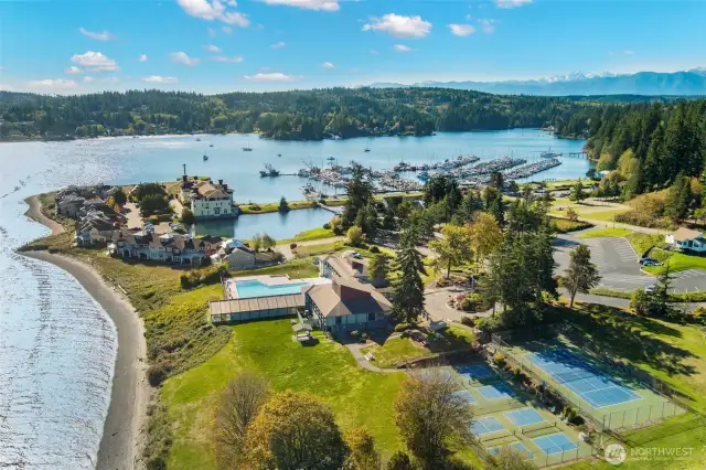 Beach club, Port Ludlow Resort