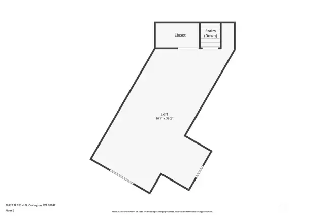 Upstairs Floor Plan