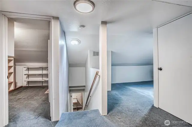 bonus space above office /off living room