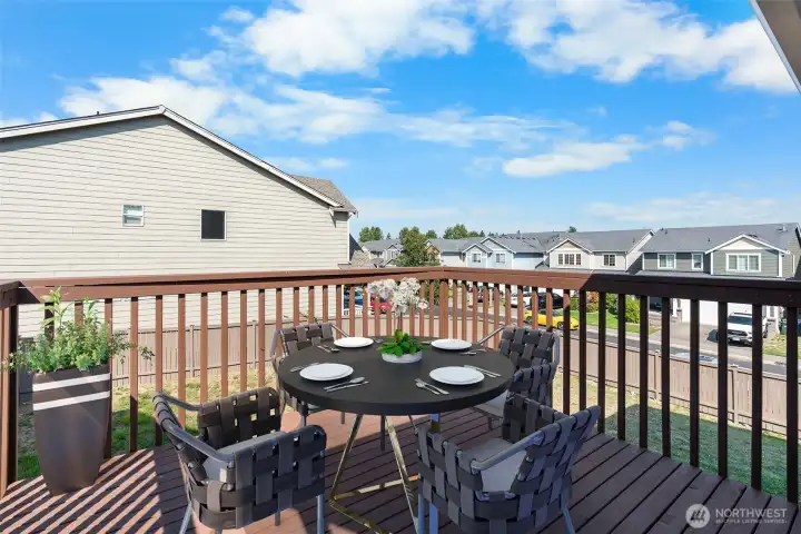 Virtually Staged Deck