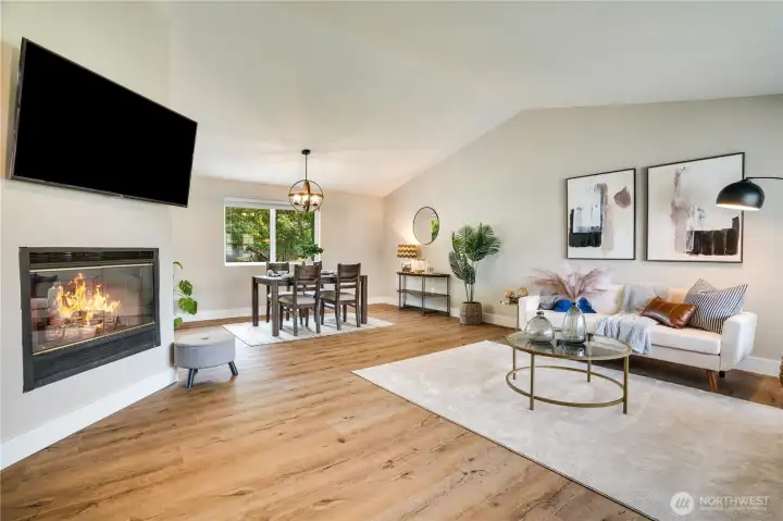 This home is set up for Smart Home systems like Alexa, Google Home, etc. and wireless TV capability with Smart Lights and Locks.