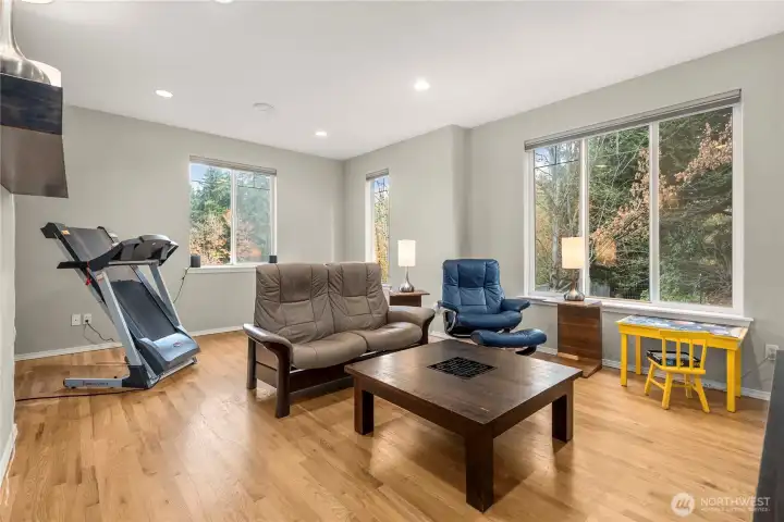 Den - located on main floor with abundant light.