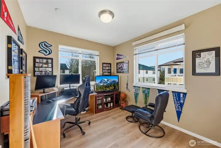 Bedroom #3 includes LVP flooring and radiant heat.