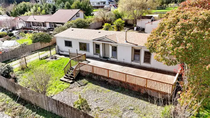 The entire property is fenced, keeping the everything you love nice and safe.