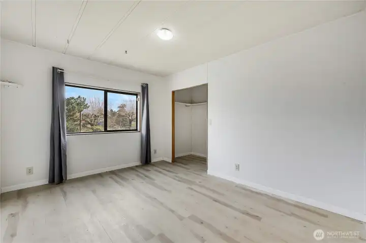 Bedroom #2 without staging.