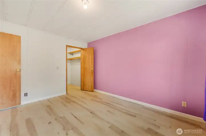 Bedroom #3 without staging.