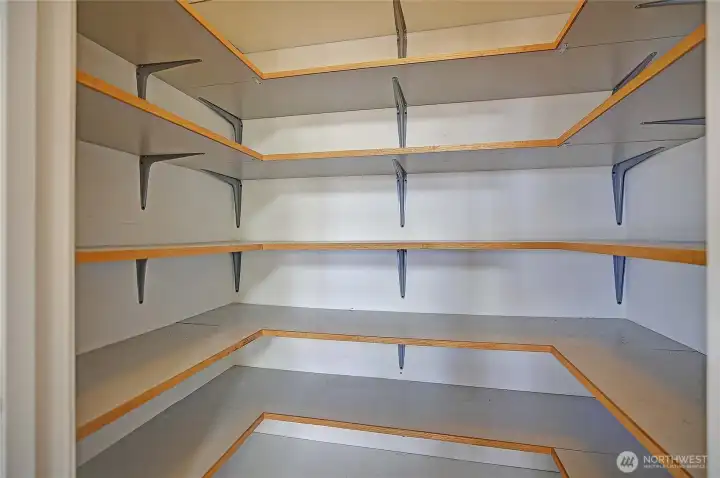 One of two pantries.