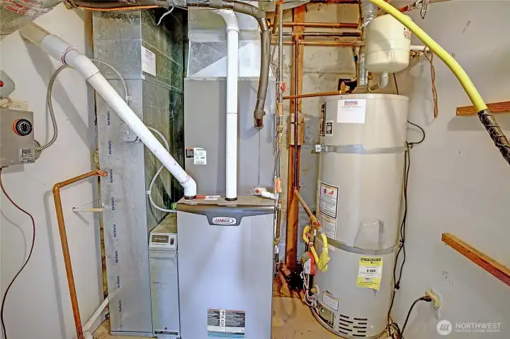 Dedicated mechanical room.