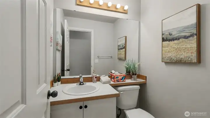 Main floor powder room