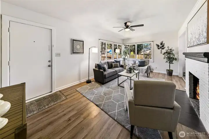 Spacious living area!