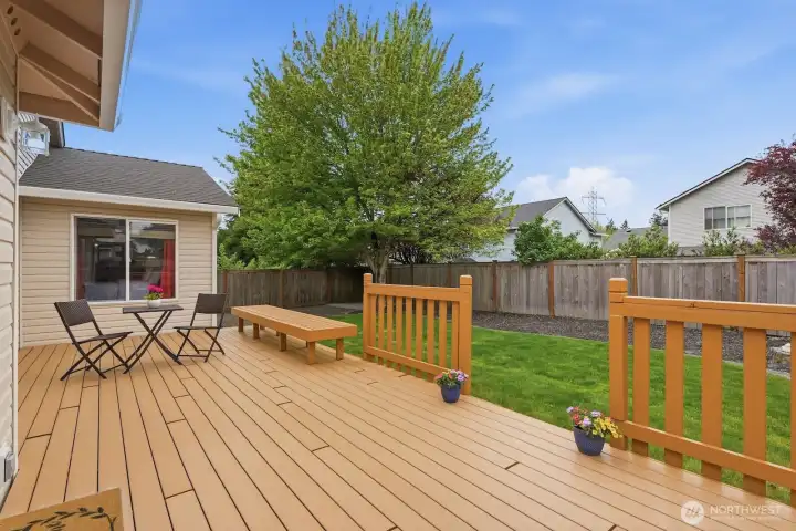 Fully Fenced Backyard