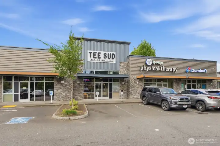 Highly rated Tee Sud Restaurant is very close