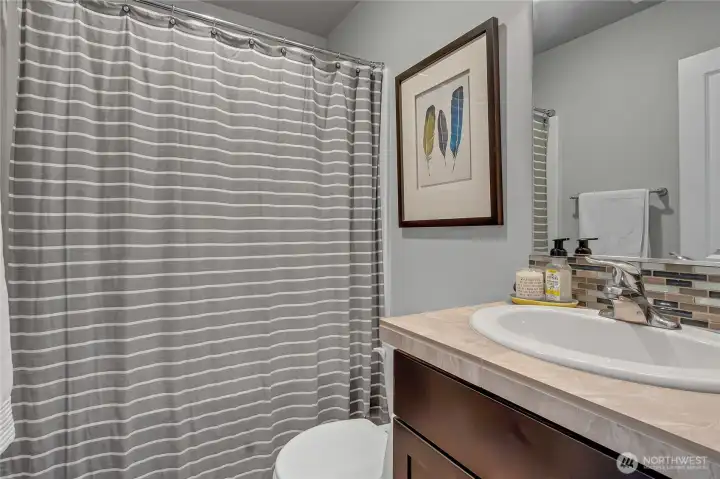 There's a main floor full bathroom too!