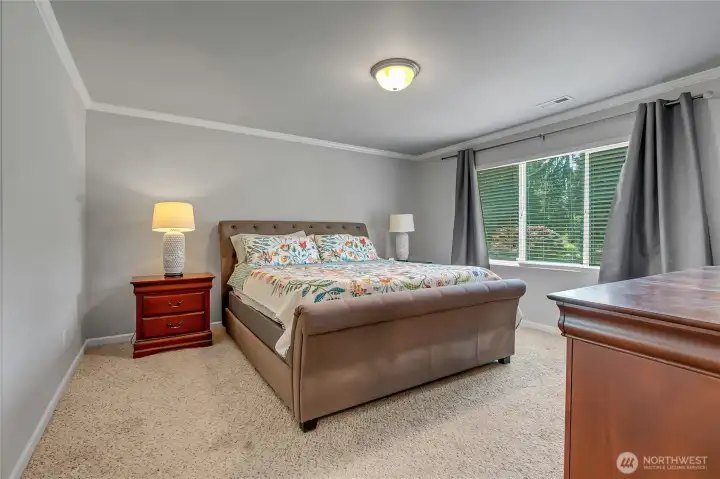 Venture upstairs to your beautful primary bedroom.