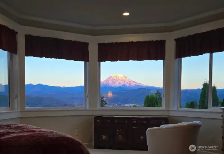 Sunset from master