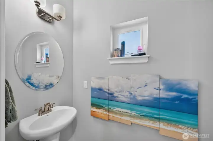 Main floor powder room Main floor powder room