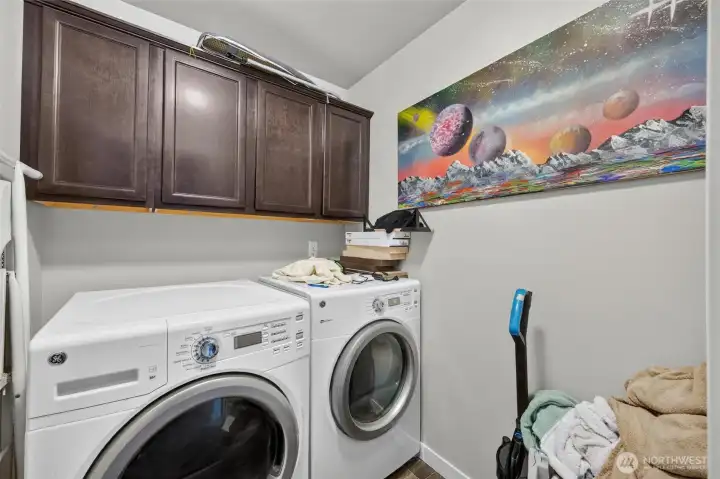 Laundry room is upstairs by all of the bedrooms Laundry room is upstairs by all of the bedrooms